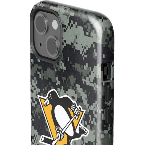 NHL Pittsburgh Penguins Camo iPhone 15 Impact Case